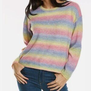 Johnny Was Sunrise Wool Blend Boho Pullover Sweater XS Loose Fit NWT